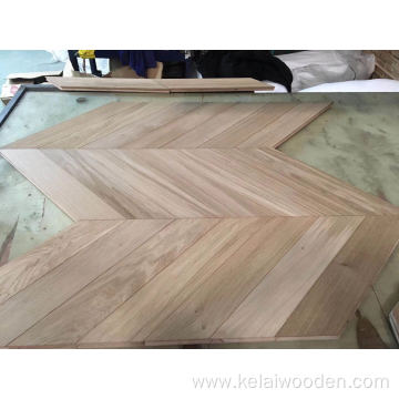 European oak chevron hardwood fishbone flooring